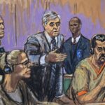 El exmandatario Nicolás Maduro en Nueva York enfrentando su audiencia ante el tribunal federal de Manhattan por cargos de narcoterrorismo.