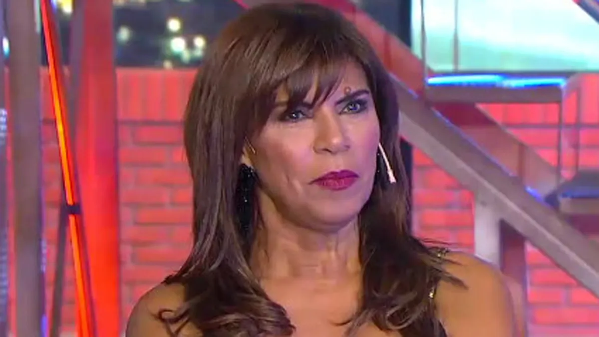 Florencia Cabrera durante la entrevista donde denunció actitudes discriminatorias en televisión.