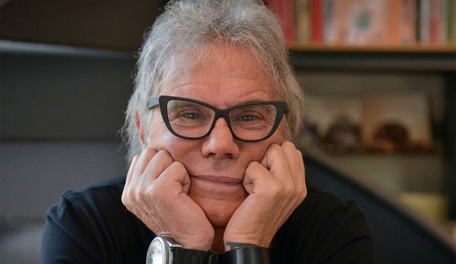 Beto Casella y Ángel de Brito en una gráfica sobre el rating de América TV y su competencia