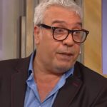 Coco Sily durante la entrevista donde narró la insólita pérdida de urna.