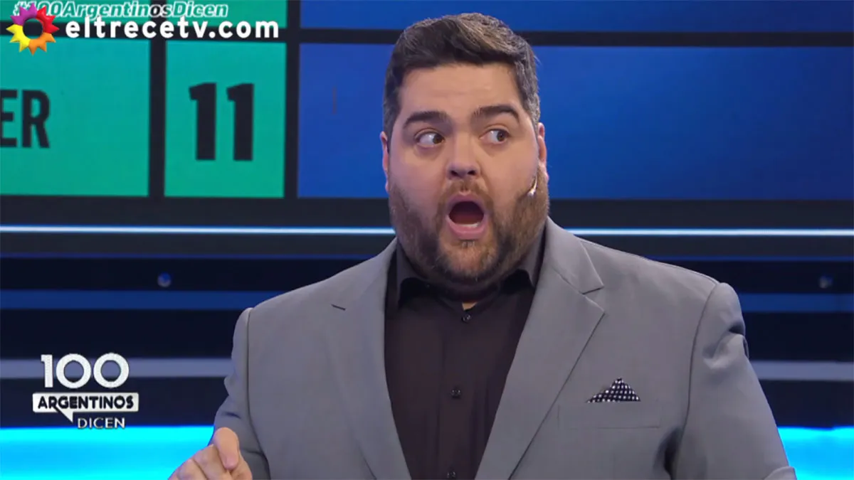 Darío Barassi en su internación por un problema en su ciático antes de irse.