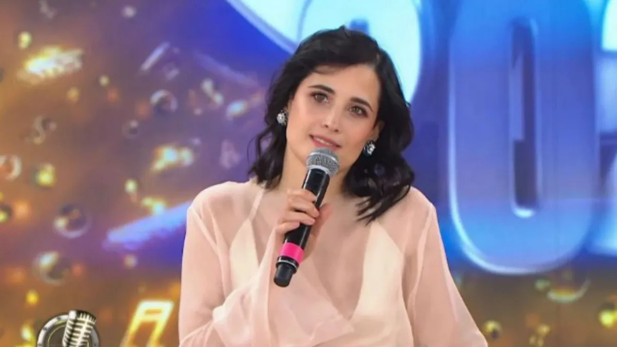 Florencia Torrente hablando sobre la conmovedora reacción de Araceli en una entrevista reciente.