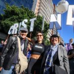 Mayra Mendoza en la marcha por la libertad de la ex presidenta y el Día de la Memoria.