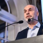 Horacio Rodríguez Larreta presentando sus propuestas para la segunda transformación de Buenos Aires.