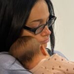 Oriana Sabatini con Gia en la primera foto de Gia