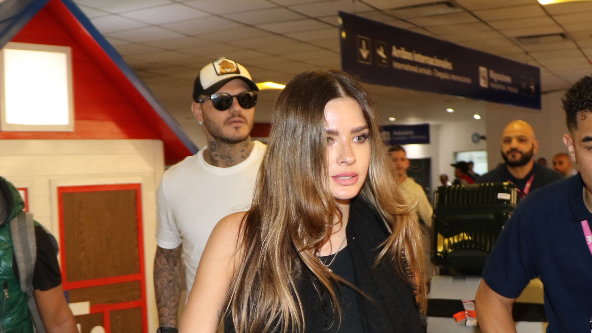 La China Suárez y Mauro Icardi durante una noche que terminó en un fuerte escándalo en boliche porteño tras una escena de celos.