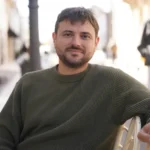 Juan Grabois durante una conferencia de prensa sobre el caso Libra cripto.