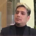 Kennys Palacios en el estudio de LAM explicando su eliminación de Gran Hermano y su situación familiar