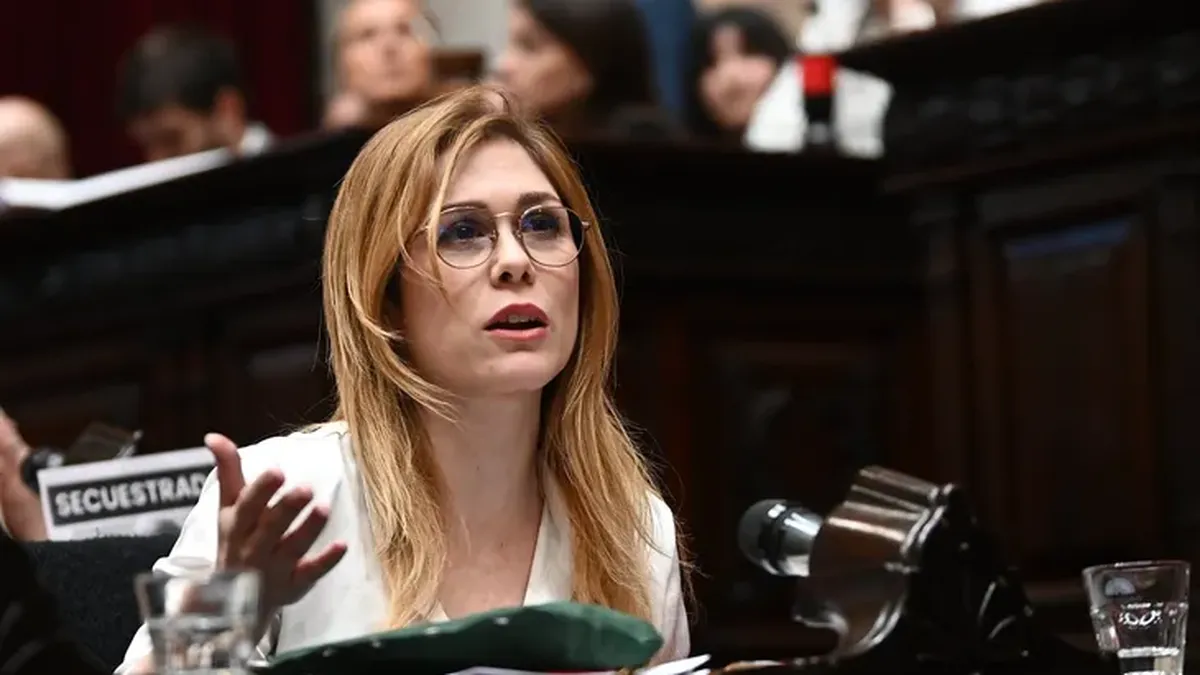 Diputada Lilia Lemoine en el Congreso buscando el blindaje contra el juicio político para el oficialismo