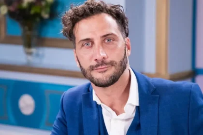 Luciano Cáceres durante una entrevista hablando sobre su desencanto con la política y la situación del cine.