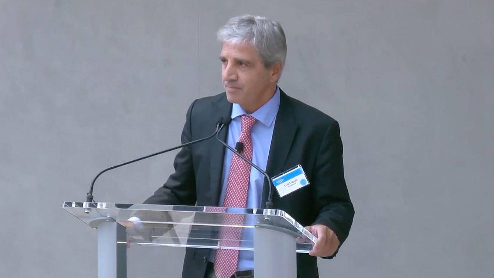 Luis Caputo discurso apoyo social y político