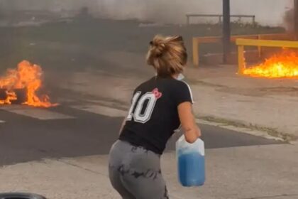 Protesta por preso asesinado en Paraná frente al penal