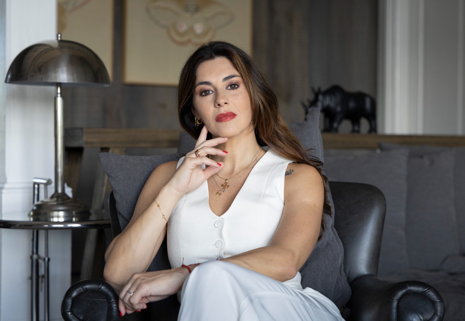 Diputada Marcela Pagano declarando sobre los manejos turbios en el entorno de la Casa Rosada