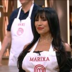 Marixa Balli en la gala donde resultó eliminada de MasterChef Celebrity.