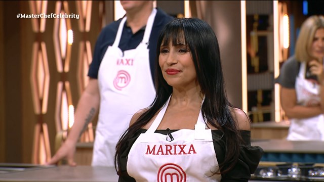 Marixa Balli en la gala donde resultó eliminada de MasterChef Celebrity.