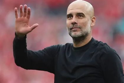 Pep Guardiola analizando la derrota y la renovación del Manchester City en el Bernabéu