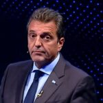 Sergio Massa brindando declaración testimonial en la causa Sueños Compartidos ante la Justicia