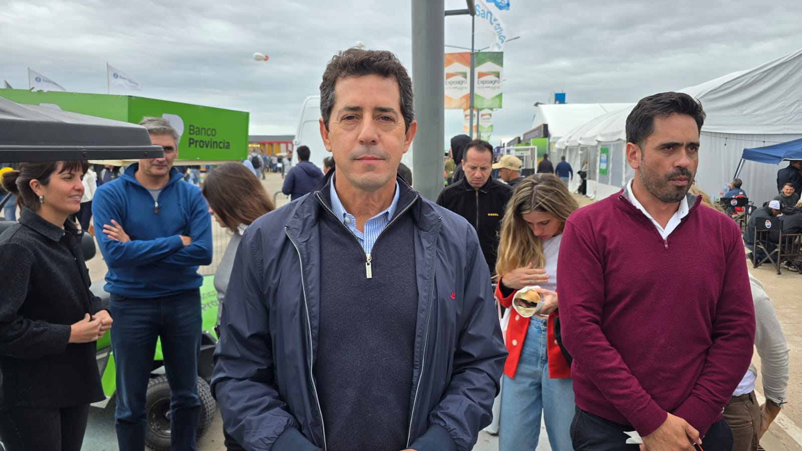 Wado de Pedro en Expo Agro criticando la apertura de importaciones