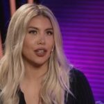 Wanda Nara en una tienda de lujo mostrando una picante indirecta para la China a través de un bolso de marca