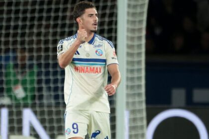 Joaquín Panichelli durante un entrenamiento previo al armado de la Selección Argentina para el Mundial 2026