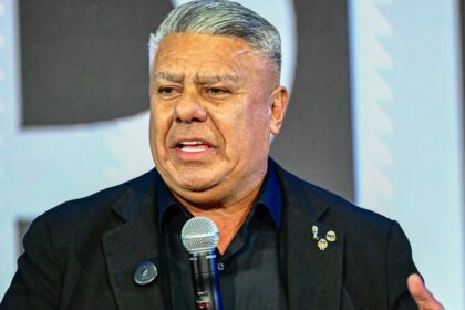 Claudio Tapia en presentación de LPF Play con estadísticas de usuarios