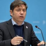 Axel Kicillof durante el lanzamiento del espacio de Kicillof en el Aula Magna de la Universidad de Buenos Aires.