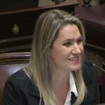 Sesión en el Senado de la Nación donde se debate el proyecto de ley de denuncias falsas y reformas al Código Penal