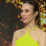 Chechu Bonelli brindando una entrevista sobre su reciente ruptura con Facundo Pieres