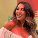 Cinthia Fernández responde a la prensa frente a un juzgado por el caso Ángel López