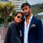 Roberto Castillo en televisión realizando la defensa de Cinthia Fernández ante las cámaras