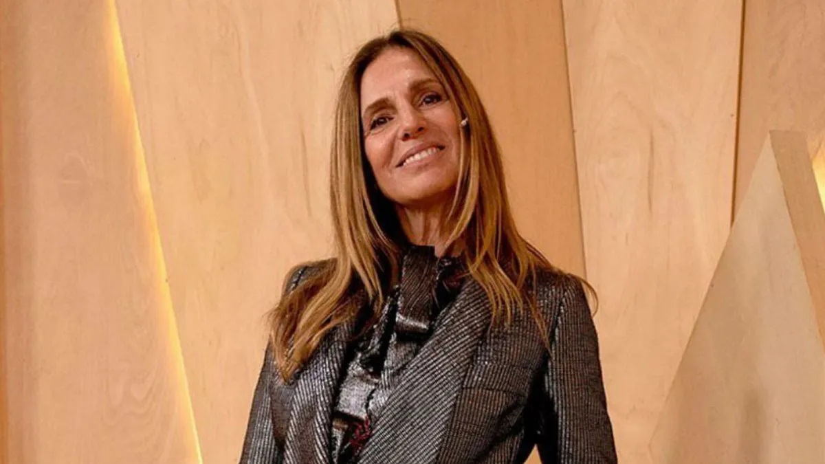 Ginette Reynal hablando sobre su fallida experiencia en las apps de citas en una entrevista reciente.