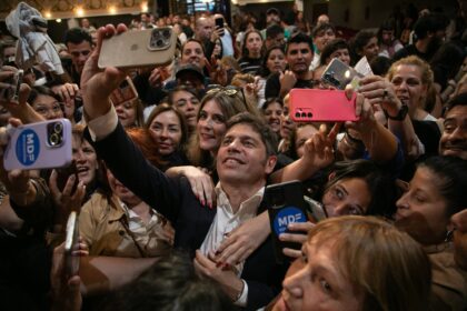 Acto de asunción por el nuevo liderazgo de Axel Kicillof en el Partido Justicialista de Buenos Aires.
