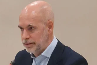 El legislador porteño brindando el análisis de Horacio Rodríguez Larreta sobre la actualidad del PRO.