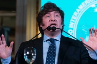 El presidente argentino ratificando la postura soberana de Javier Milei sobre las Islas Malvinas.