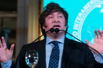 El presidente argentino ratificando la postura soberana de Javier Milei sobre las Islas Malvinas.