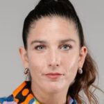 Juana Repetto y su familia celebrando las Pascuas de Timoteo en el jardín de su casa tras la cirugía.