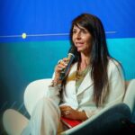 Fachada del colegio Estación Limay donde asiste el hijo de Lorena Villaverde en Río Negro