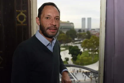 Maximiliano Ferraro durante el debate sobre la reforma de la Ley de Glaciares en la Cámara de Diputados
