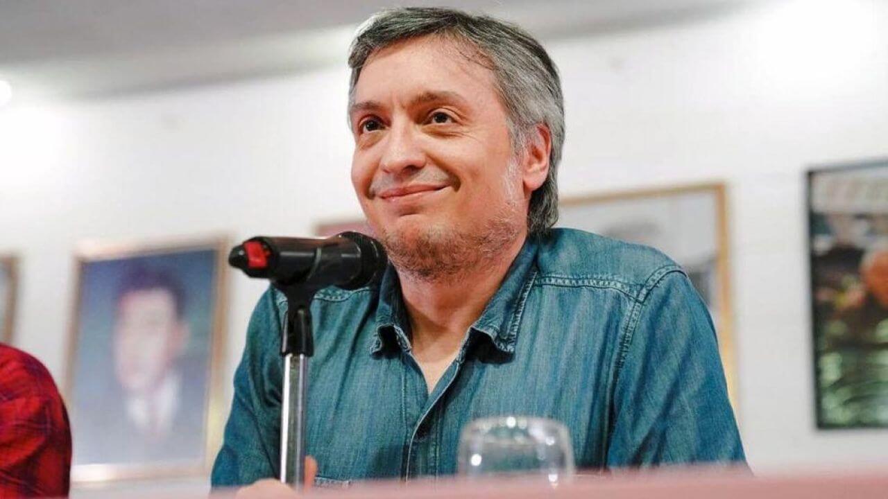 Máximo Kirchner en entrevista televisiva proponiendo un debate contra Cristina Kirchner para enfrentar a Milei