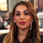 Mimi Alvarado brindando detalles del escándalo por la ruptura mediática en televisión