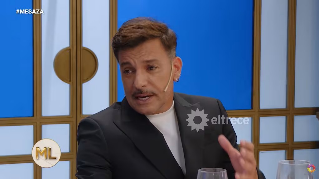 Mirtha Legrand y Martín Bossi discutiendo por una polémica frase invitada teatro en televisión.