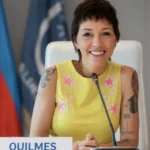 La diputada provincial Mayra Mendoza encabeza un acto político donde cuestiona la validez de la condena de Cristina Kirchner