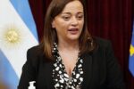 La diputada nacional Cecilia Moreau cuestiona los proyectos legislativos de la gestión nacional durante una sesión en el Congreso de la Nación