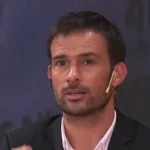 Darío Cvitanich brinda declaraciones en un programa de televisión sobre la separación con la conductora hace más de un año.