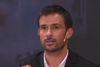Darío Cvitanich brinda declaraciones en un programa de televisión sobre la separación con la conductora hace más de un año.