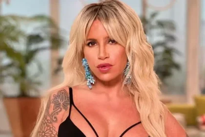 La actriz Florencia Peña gesticulando seriamente durante una participación televisiva luego de confirmarse que Florencia Peña apuntó contra los violentos.