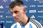 El volante rosarino durante un entrenamiento con la indumentaria nacional mientras se evalúa si Giovani Lo Celso con su nivel técnico integrará la nómina.