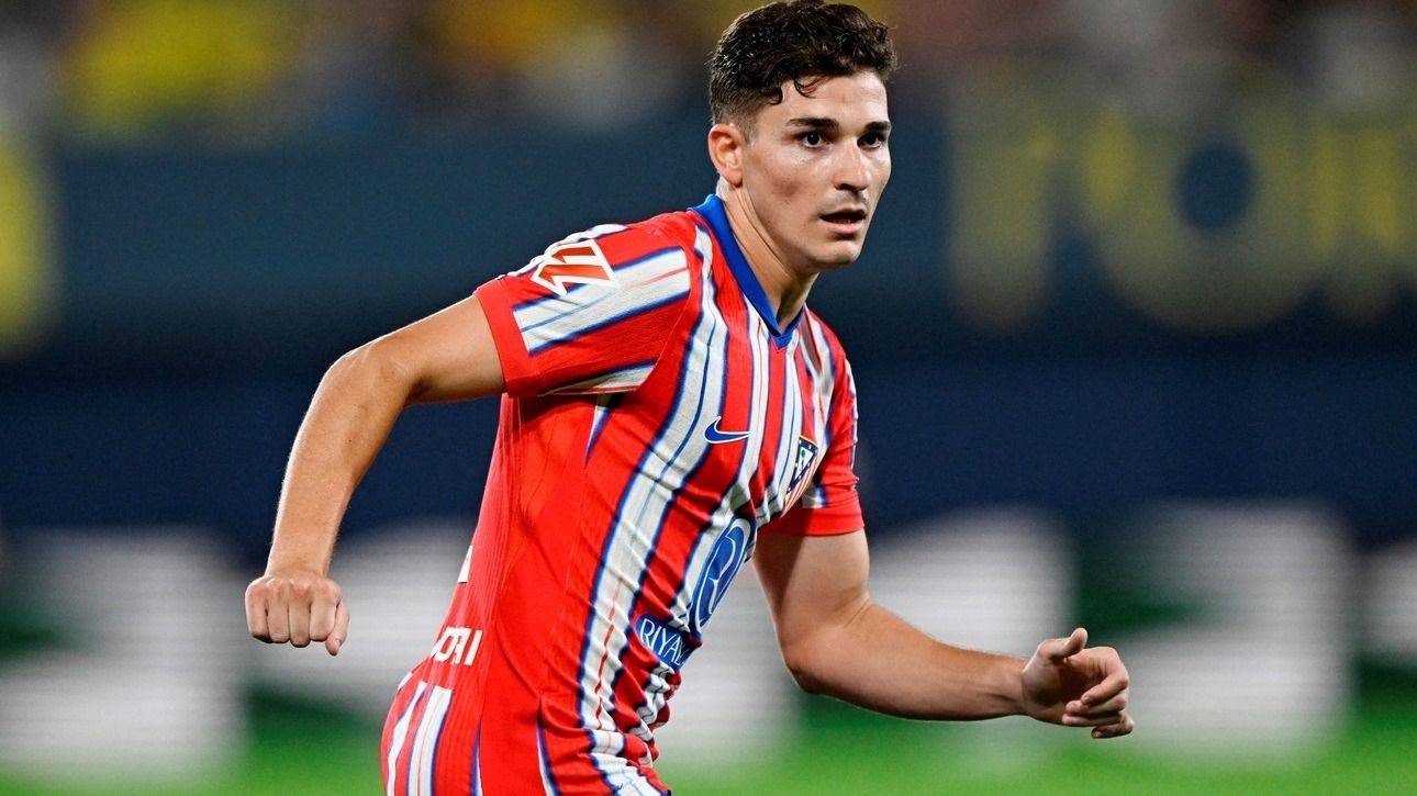 El atacante de la Selección Argentina durante un encuentro continental luego de que el Atlético de Madrid aclaró las condiciones de su venta.