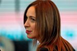 La legisladora María Eugenia Vidal exponiendo sus ideas en una conferencia partidaria en el instante en que María Eugenia Vidal marcó su postura doctrinaria.