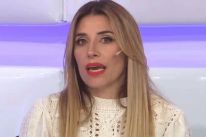 La periodista Mariana Brey en Telefe durante una tensa emisión del programa matutino conducido por Georgina Barbarossa